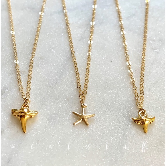 Petite Shark Tooth Necklace - Picture 1 of 3